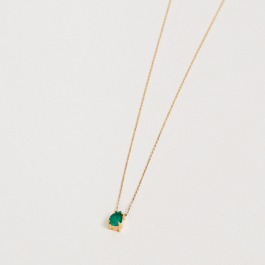 CADENA PETITE EMERALD DROP