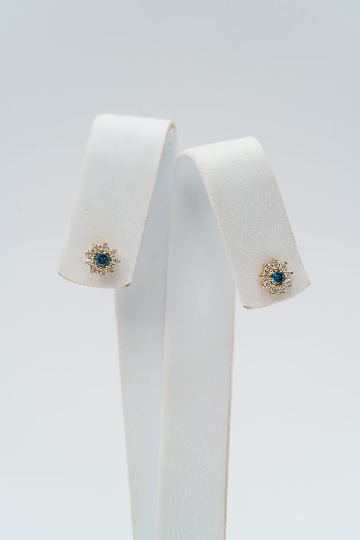 60. TOPOS FLOR DIAMANTE AZUL