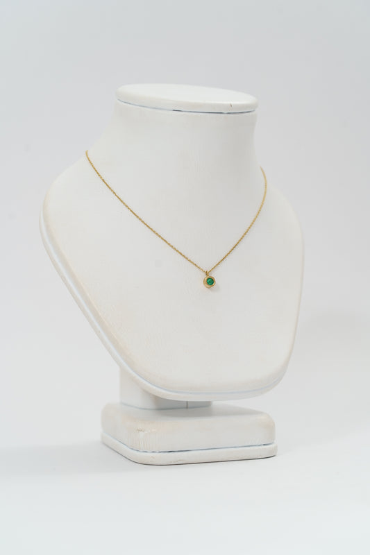 78. CADENA Y DIJE ESMERALDA