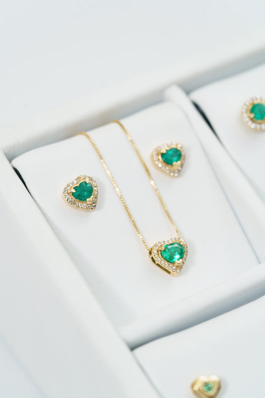 31. JUEGO EN ESMERALDAS CORAZON Y DIAMANTES